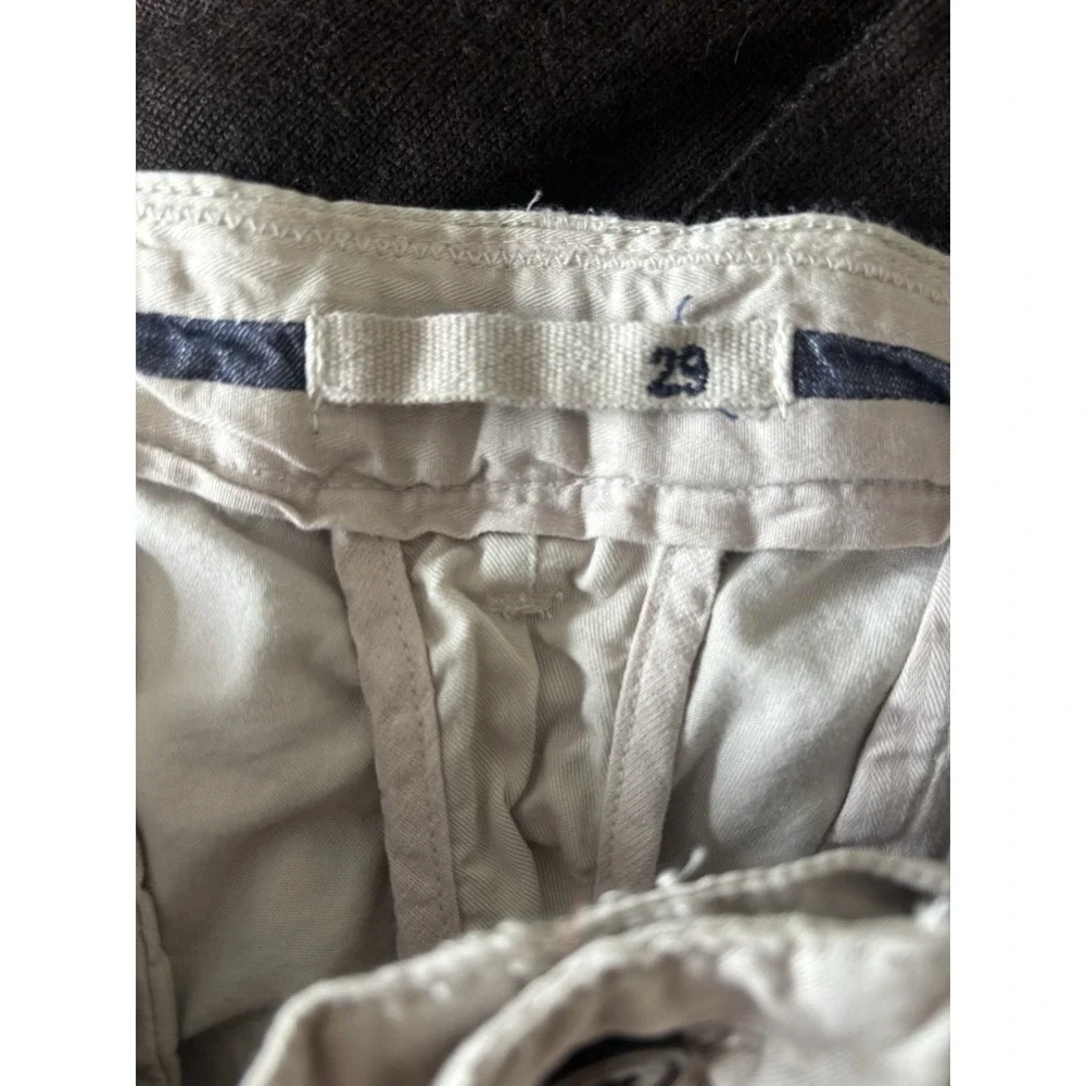 Faherty‎ Shorts Mens 29 Beige Cotton Lyocell Chino Casual Summer